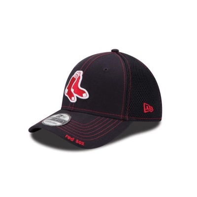 Boston Red Sox Gorra | New Era MLB Neo 39thirty Stretch Fit Cap Mexico - Negros